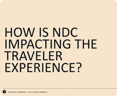 How Is NDC Impacting The travel